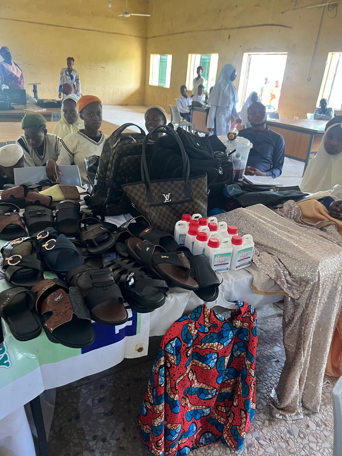 Students participating in entrepreneurship workshop